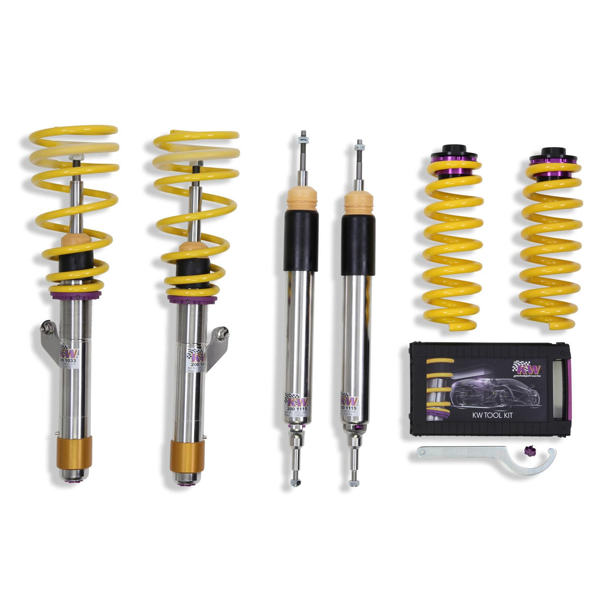 KW V3 Fully Adjustable Coilover Kit (13-15 X1 (E84) RWD sDrive) - 35220099