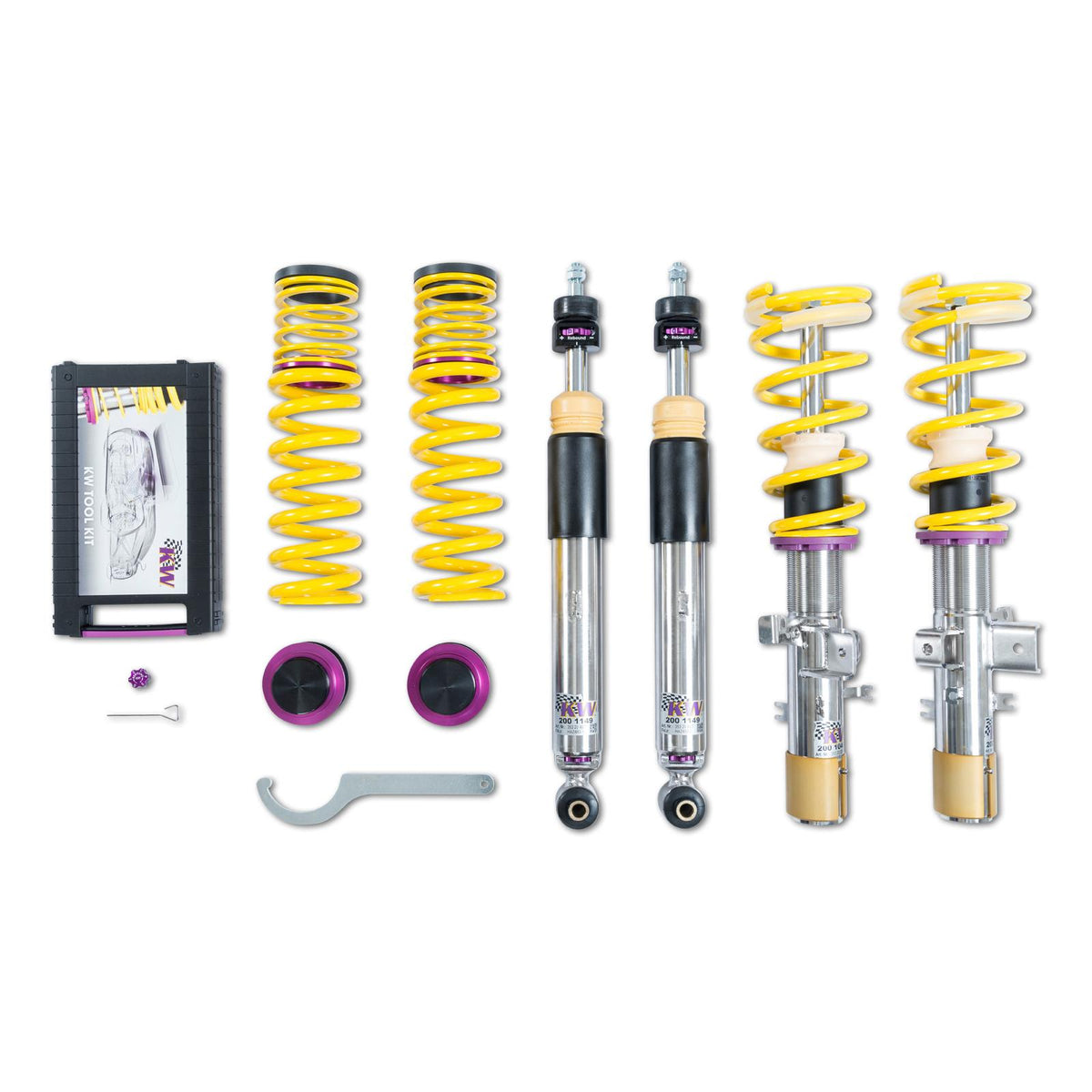 KW V3 Fully Adjustable Coilover Kit (2019+ 3 Series G20 330i Sedan RWD; without EDC) - 352200CJ