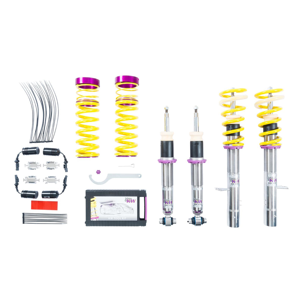 KW V3 Fully Adjustable Coilover Kit (2019+ X5 (G05) with electronic dampers; without air suspension) - 352200CR