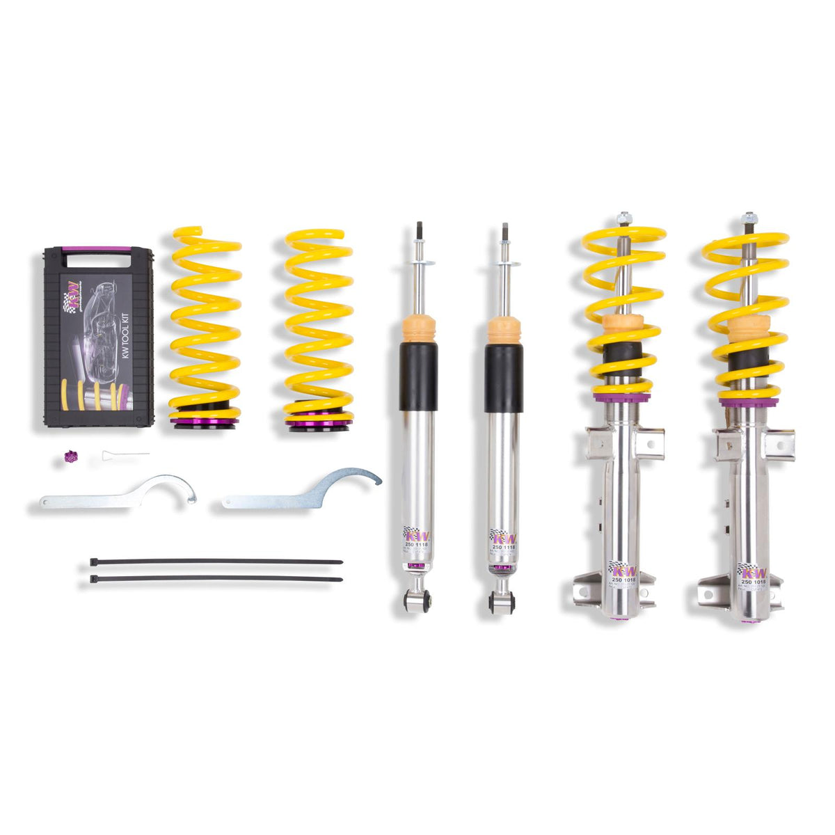 KW V3 Fully Adjustable Coilover Kit (12-16 SLK 55 AMG (R172)) - 35225049