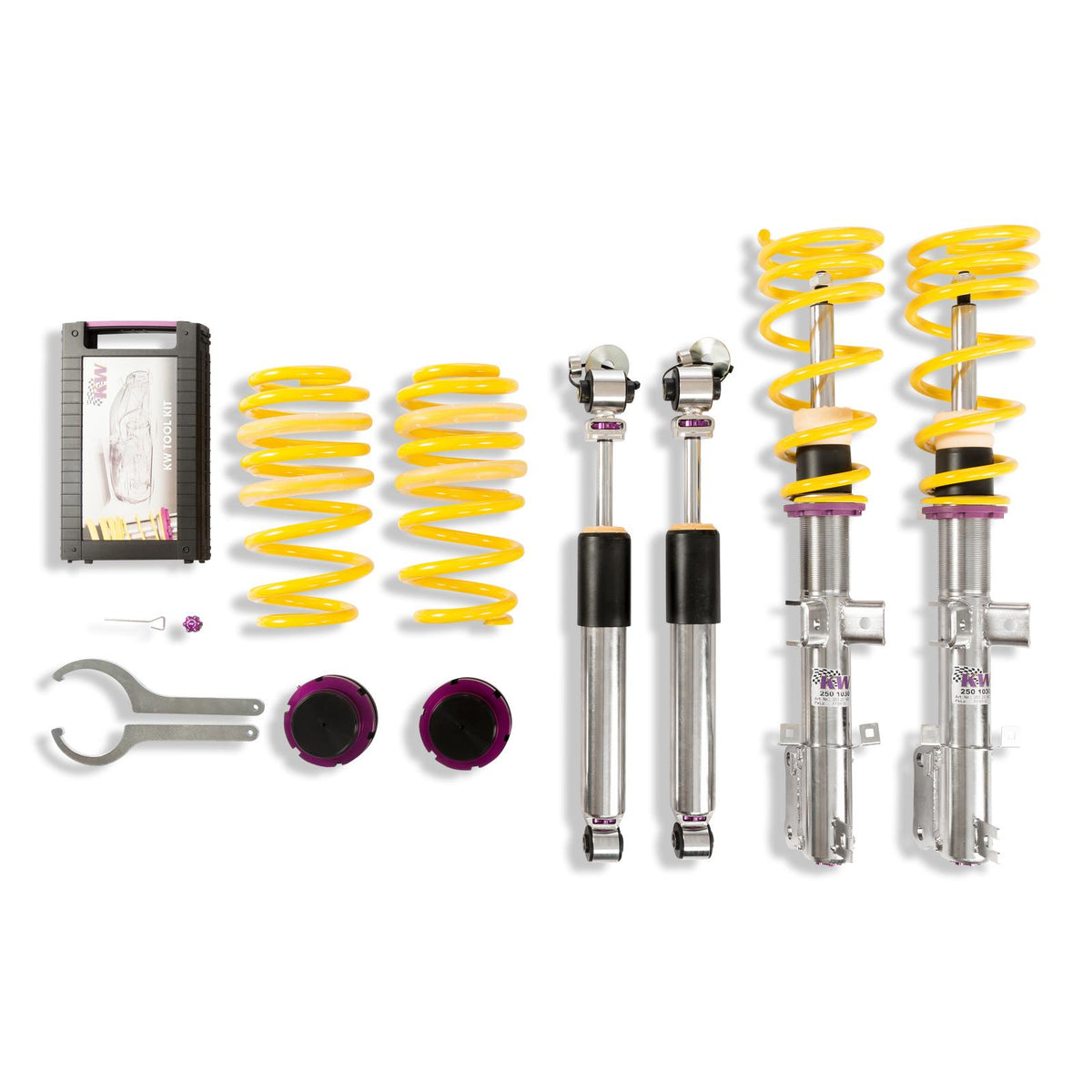 KW Height Adjustable Coilovers with Independent Compression and Rebound Technology (2016-2020 Metris Base) - 35225090
