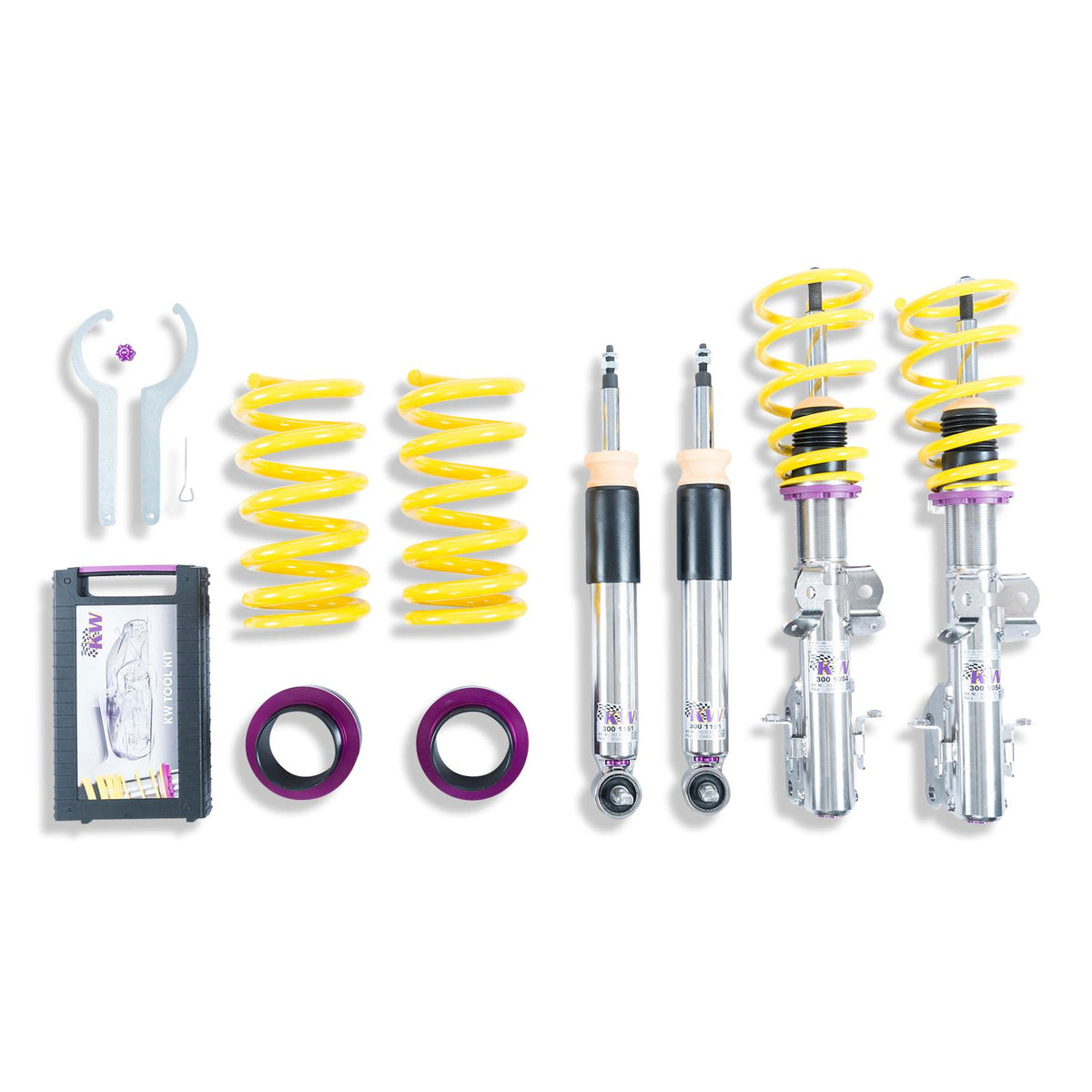 KW 35230079 V3 Coilover Kit without Electronic Dampening (2018+ Mustang)