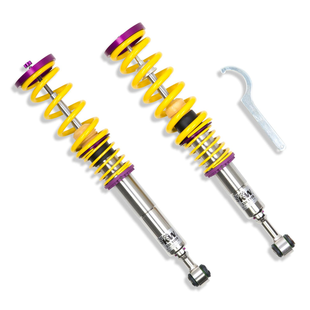 KW V3 Fully Adjustable Coilover Kit (06-17 V8 Vantage incl. S and Roadster (VH2), piston rods diameter = 10mm) - 35233009
