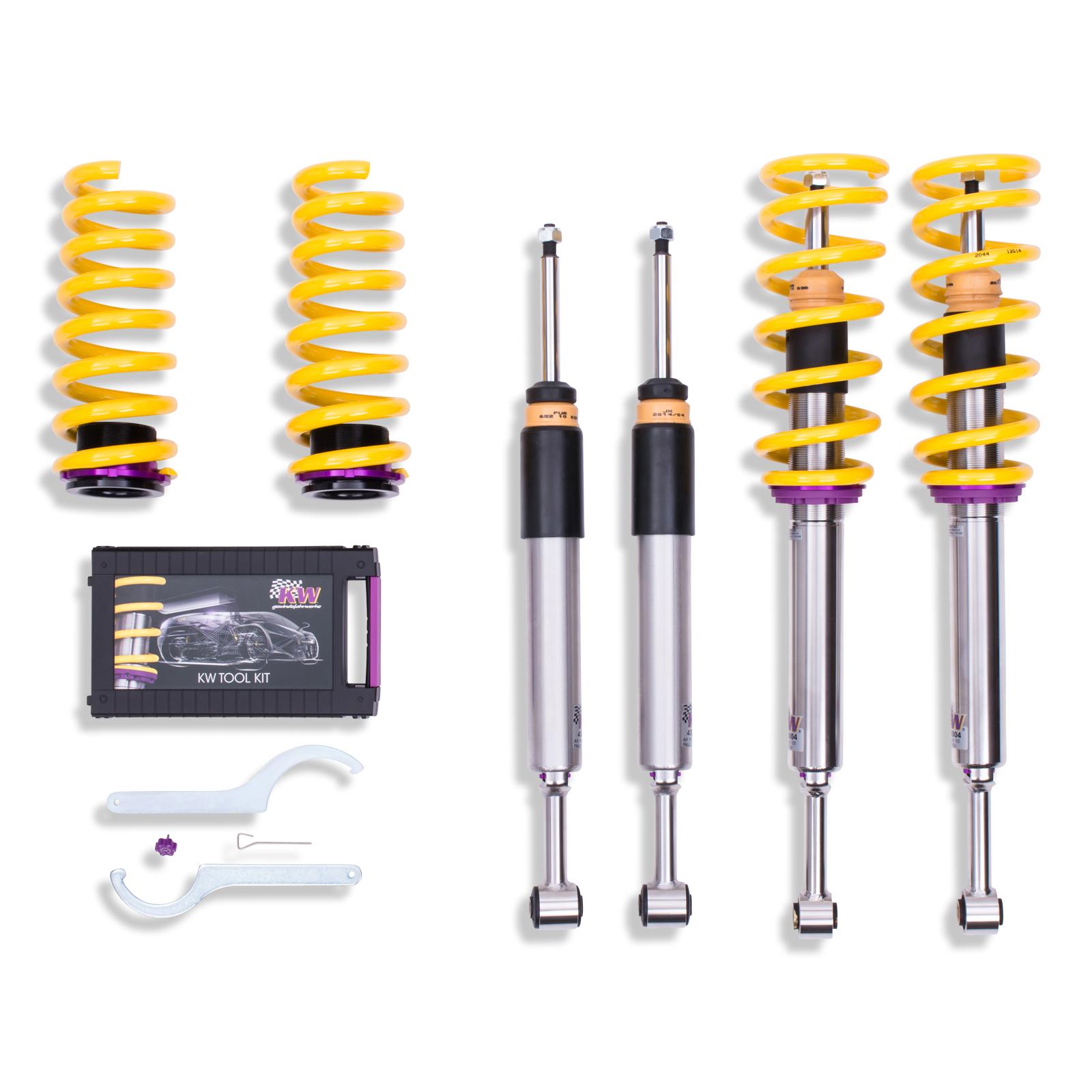 KW V3 Fully Adjustable Coilover Kit (14+ Ghibli (M156) without Skyhook suspension, 2WD) - 35243010