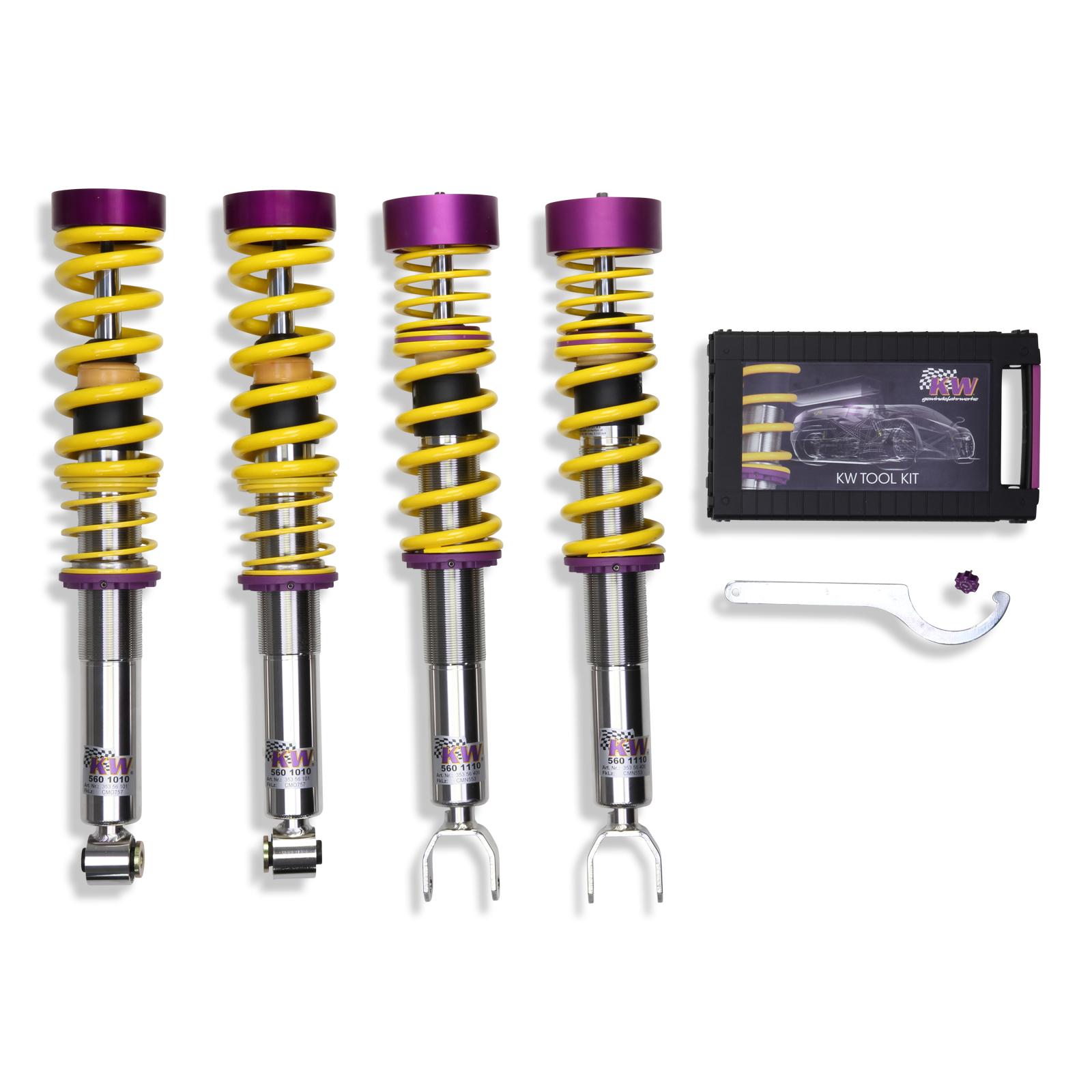 KW V3 Fully Adjustable Coilover Kit (93-98 Supra MK IV (JZA8x)) - 35256010