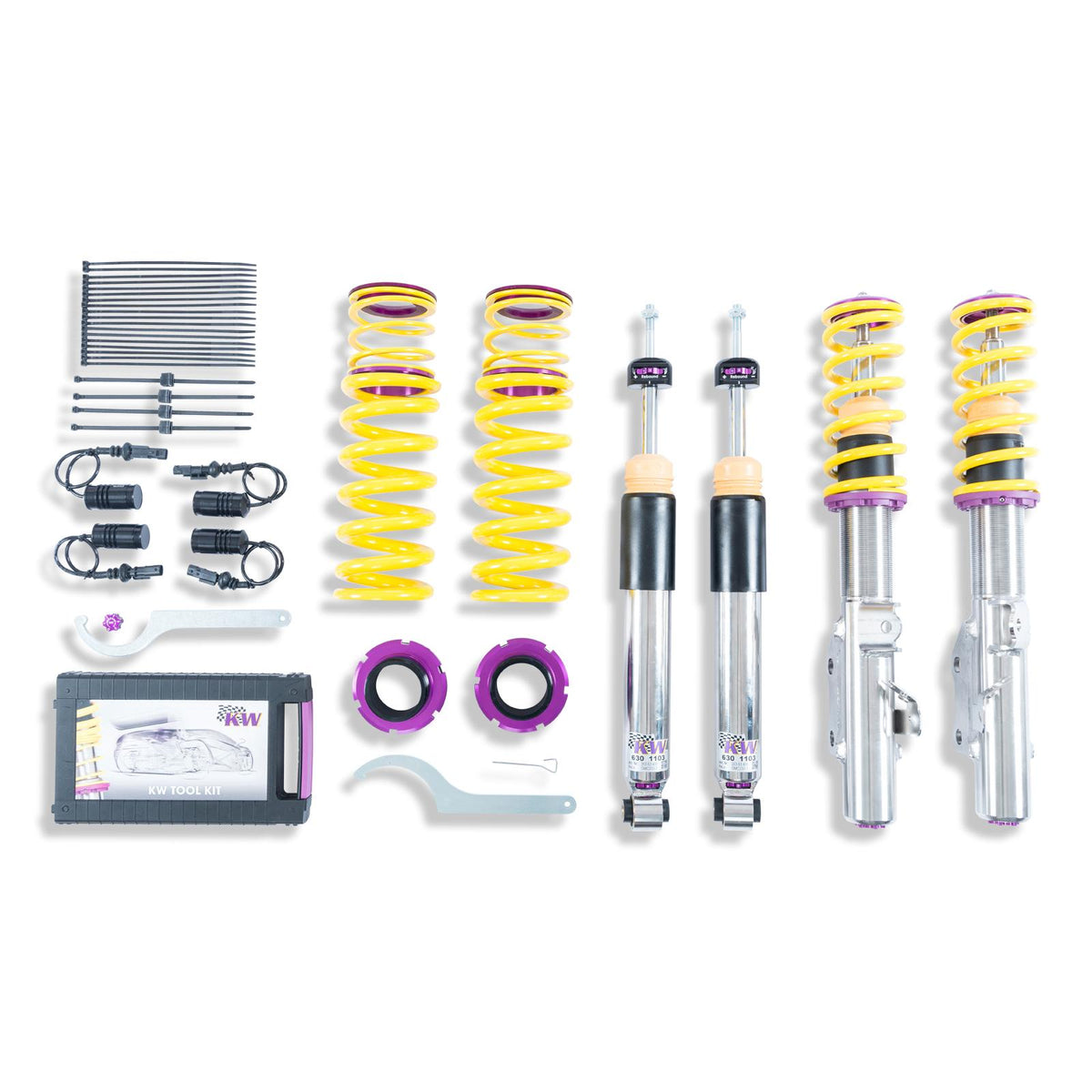KW V3 Fully Adjustable Coilover Kit (15-19 CTS-V; incl. mag ride deletes) - 35263007