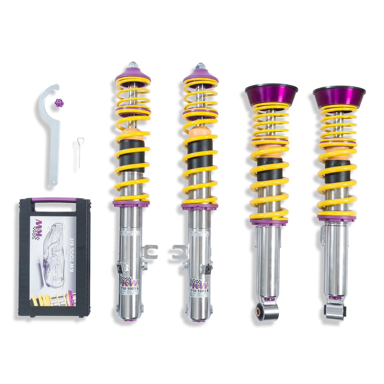 KW V3 Fully Adjustable Coilover Kit (94-97 911 (993) Carrera 2, incl. Convertible + Targa) - 35271004
