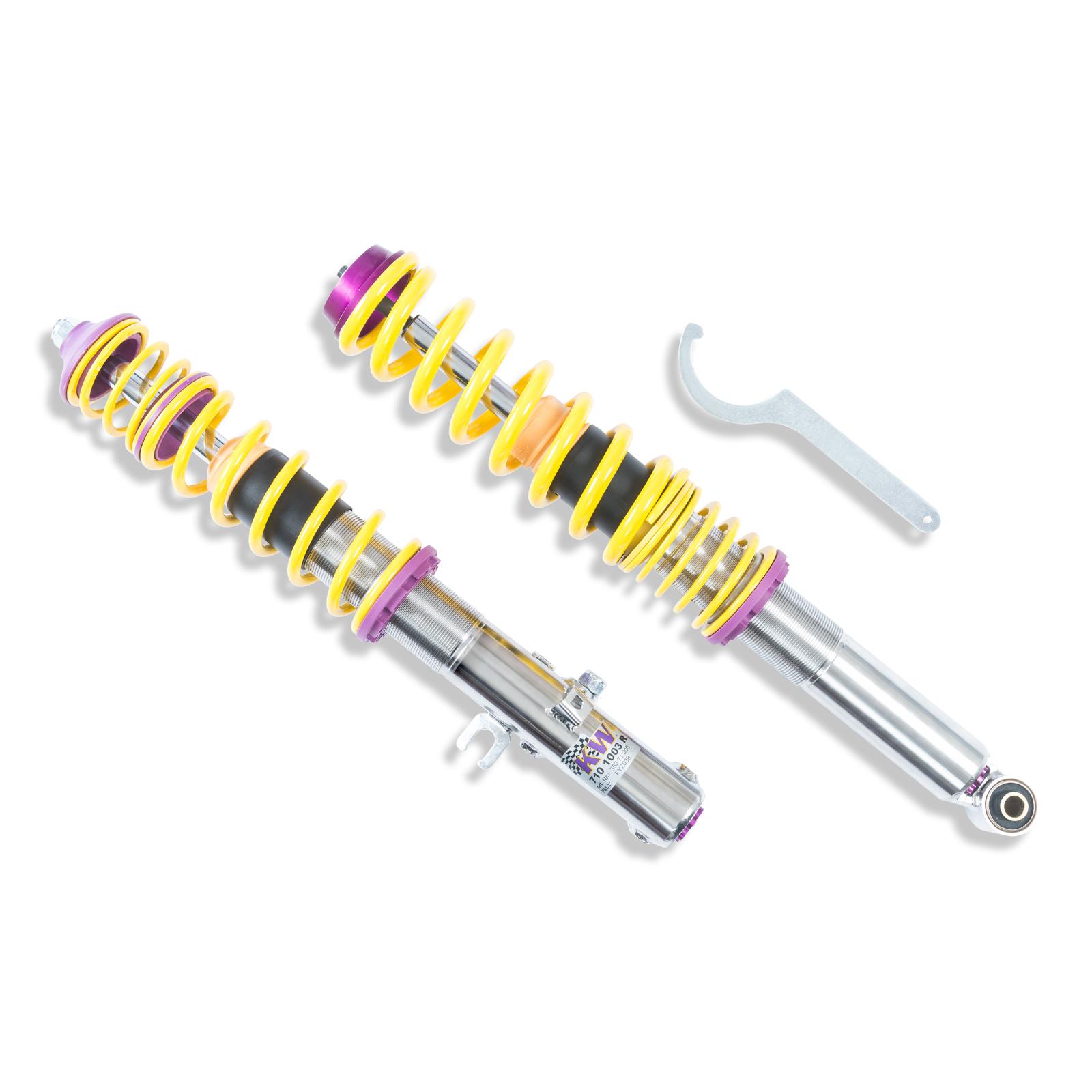 KW V3 Fully Adjustable Coilover Kit (91-94 911 (964) Carrera 2; incl. Convertible + Targa) - 35271011