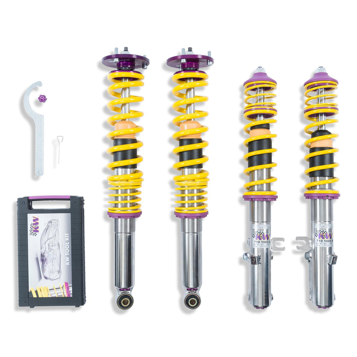 KW V3 Fully Adjustable Coilover Kit (89-90 911 (964) Carrera 4, Coupe, Cabrio, Targa) - 35271021