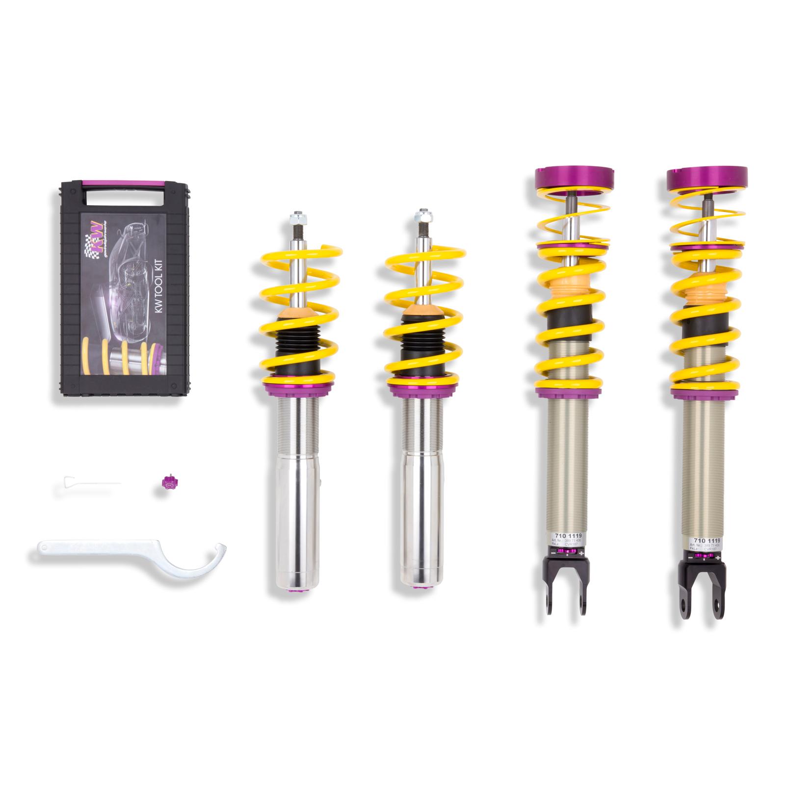 KW V3 Fully Adjustable Coilover Kit (12-16 911 (991) Carrera 2/4 S & GTS; Coupe + Convertible      without PASM; without PDCC     ) - 35271043