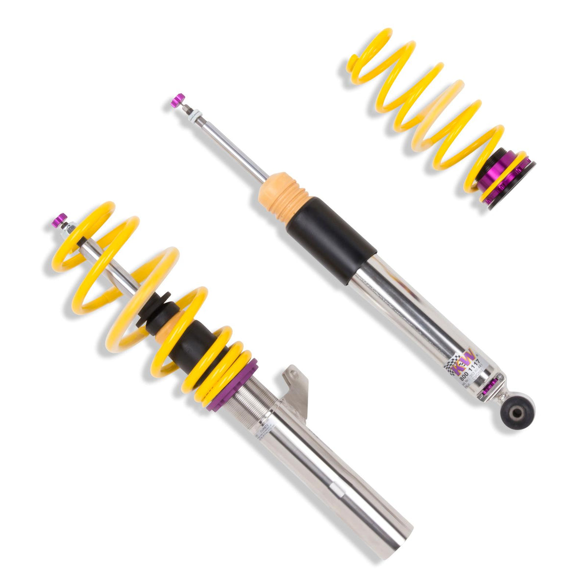 KW V3 Fully Adjustable Coilover Kit (12-13 Beetle (16) Hatchback, 2.5L & TDI) - 3528000E
