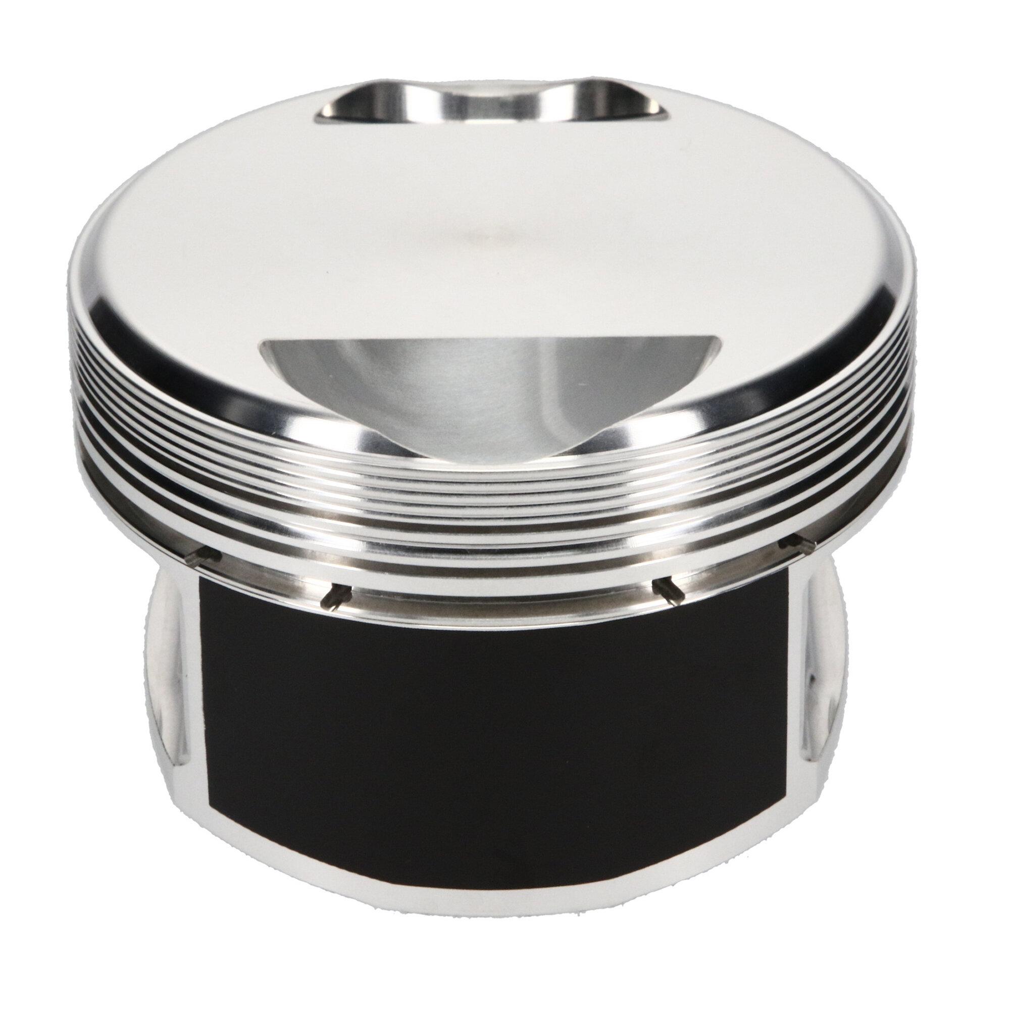 JE Pistons Piston Set, 2618, Dome, 3.740 Bore, 1.335 CD, 0.866, Pin Dia, Set of 6. - 353243