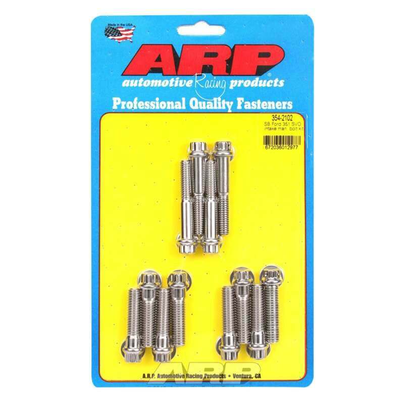 ARP SB Ford 351 SVO intake manifold bolt kit - 354-2102