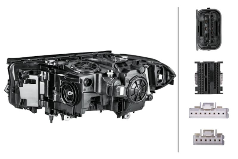 Hella Headlight Assembly - 354836161