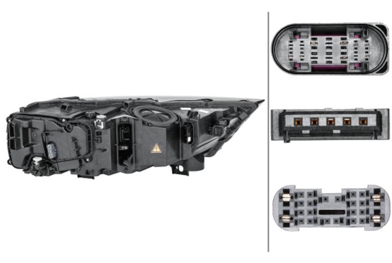Hella Headlight Assembly - 354841051