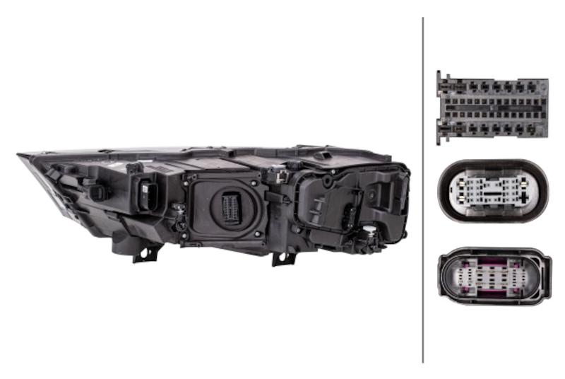 Hella Headlight Assembly - 354841101