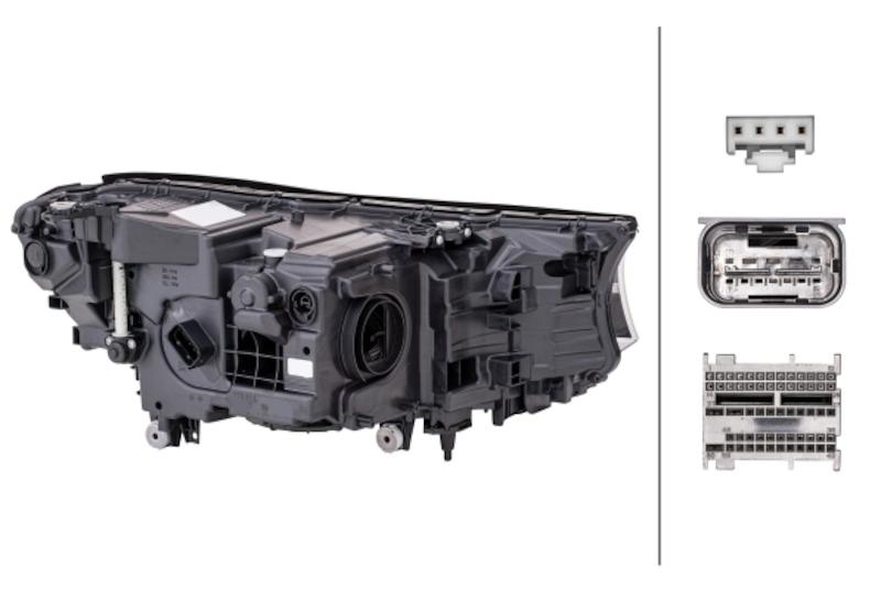 Hella Headlight - 354854091