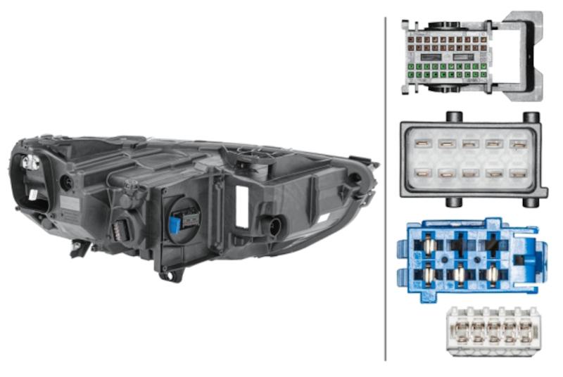 Hella Headlight Assembly - 354869151