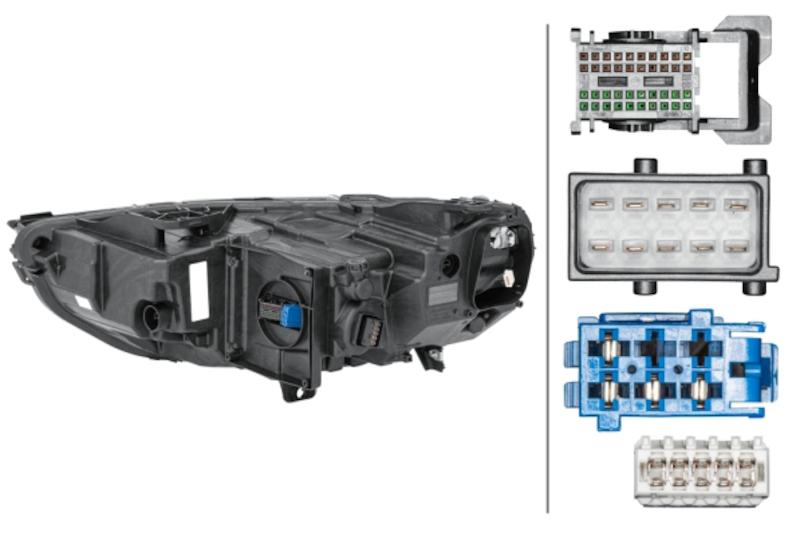 Hella Headlight Assembly - 354869161