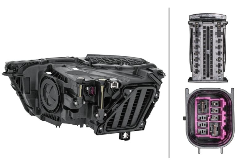 Hella Headlight Assembly - 354870121
