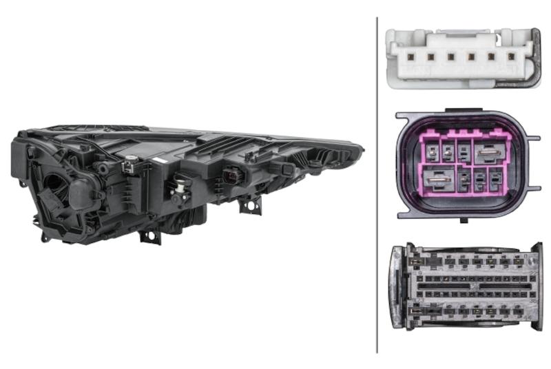 Hella Headlight Assembly - 354871051