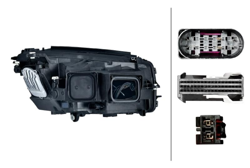 Hella Headlight Assembly - 354877131