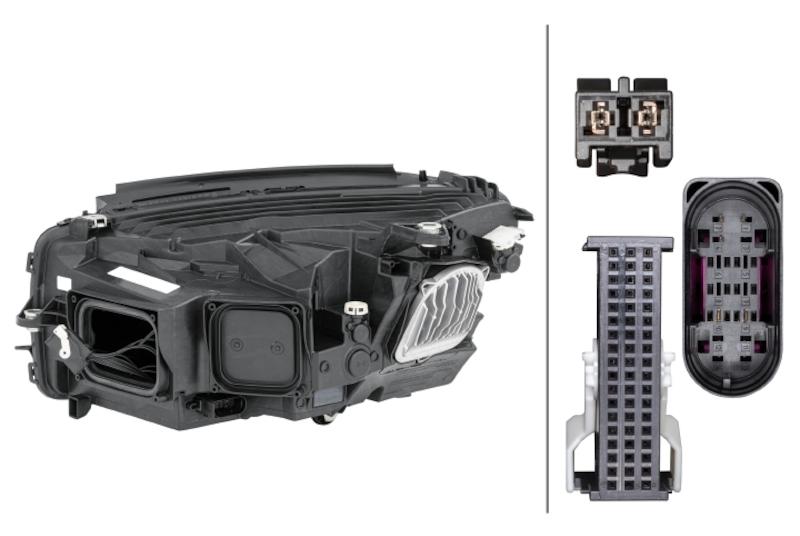 Hella Headlight Assembly - 354877221