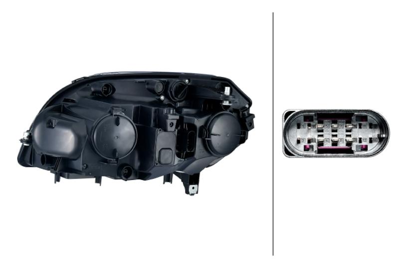 Hella Headlight Assembly - 354878041