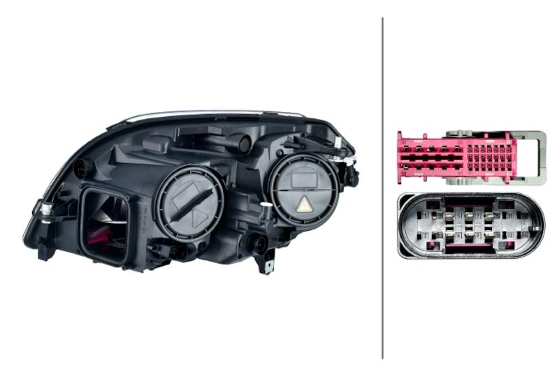 Hella Headlight Assembly - 354878161