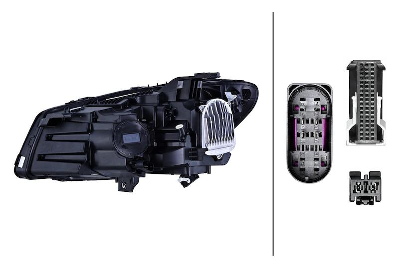 Hella Headlight Assembly - 354880061