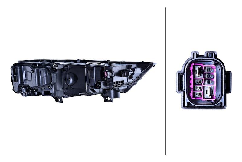 Hella Headlight Assembly - 354881051