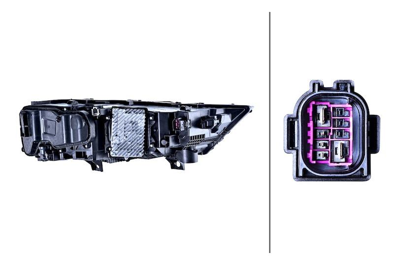 Hella Headlight Assembly - 354881111