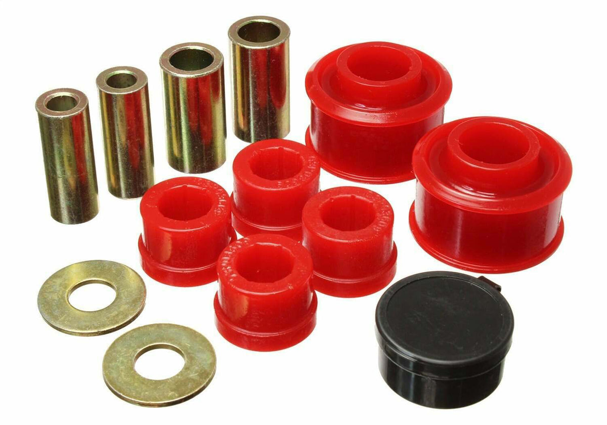 ENERGY SUSPENSION Control Arm Bushing Set - Red - Front (2005-2009 Subaru Outback, Subaru Legacy) - 19.3104R