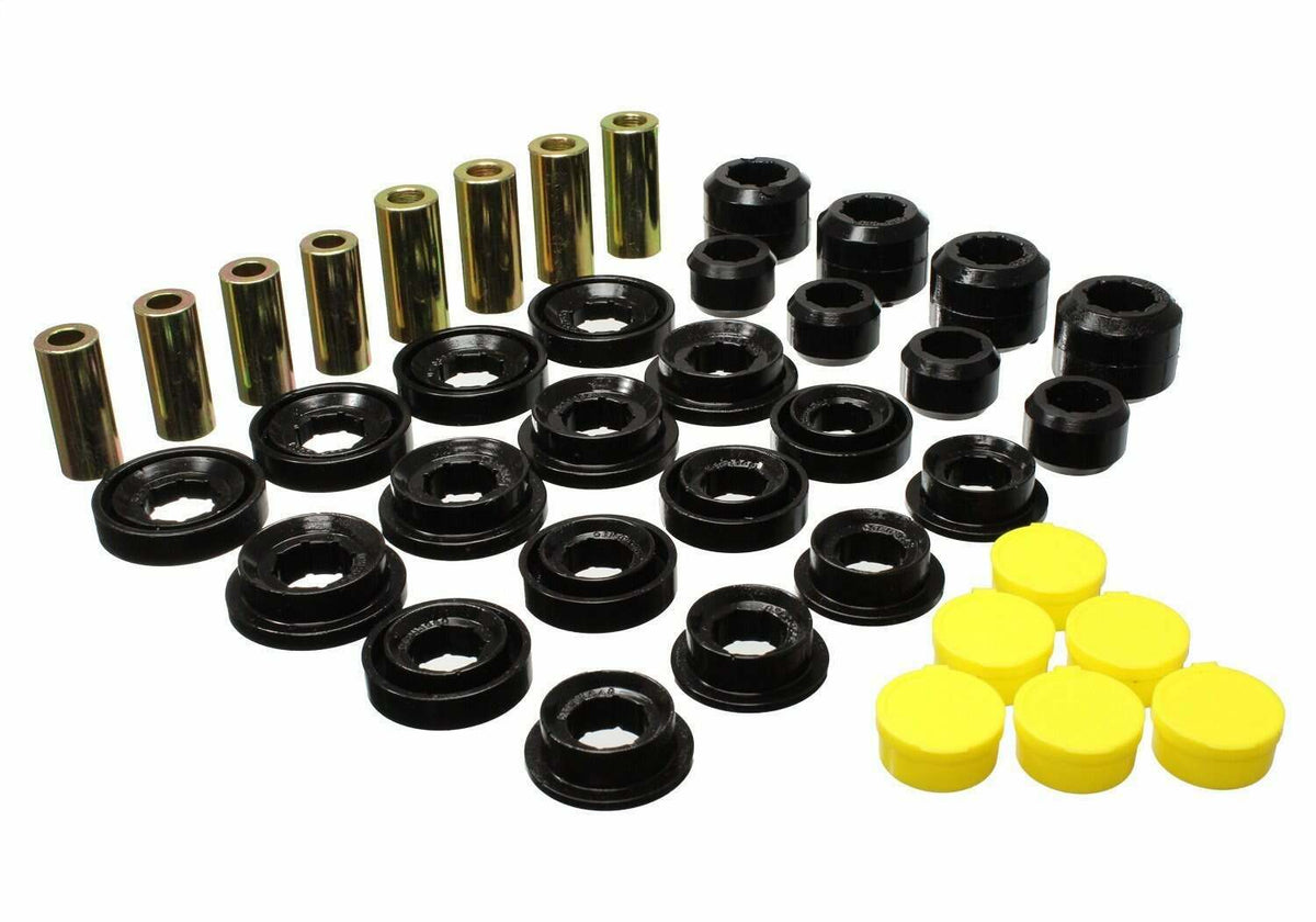 ENERGY SUSPENSION Control Arm Bushing Set - Front - Black - Must Reuse Outer Metal Shells - w/Pressed In Outer Shells (2003-2009 Dodge Ram 3500, Dodge Ram 2500, Dodge Ram 1500) - 5.3145G