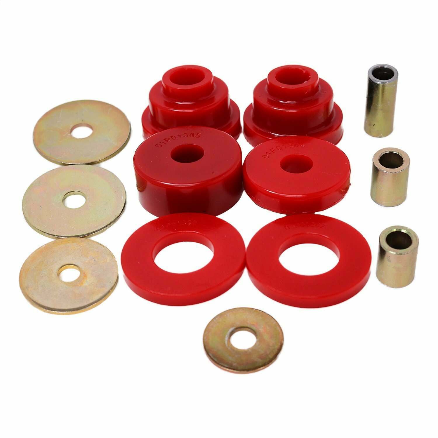 ENERGY SUSPENSION Differential Bushing Set - Front - Red (2005-2015 Tacoma, Tacoma Pre Runner, Tacoma Base) - 8.1108R