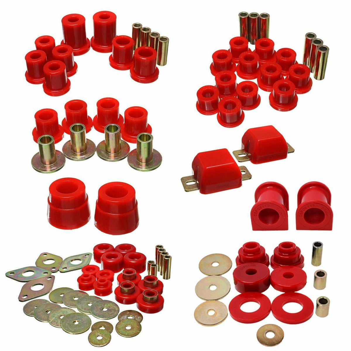 ENERGY SUSPENSION Hyper-Flex System - Master Set - Red (2005-2015 Tacoma Base, Tacoma TRD Pro) - 8.18119R