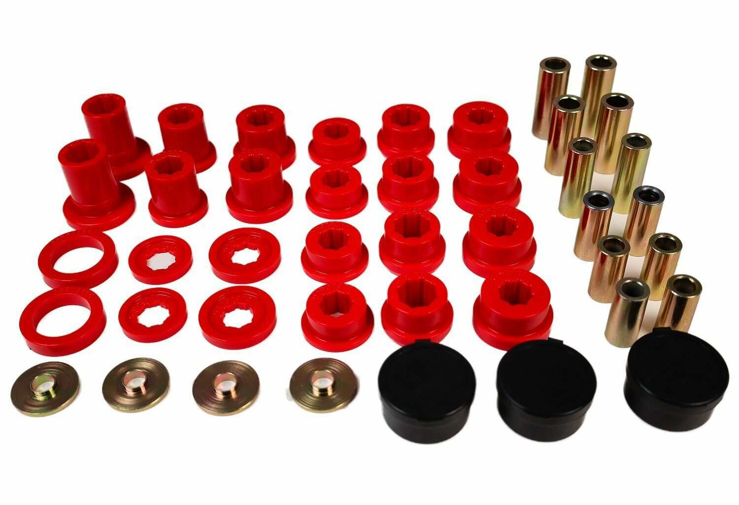 ENERGY SUSPENSION Control Arm Bushing Set - Red - Rear - Performance Polyurethane (2001-2005 IS300) - 8.3140R