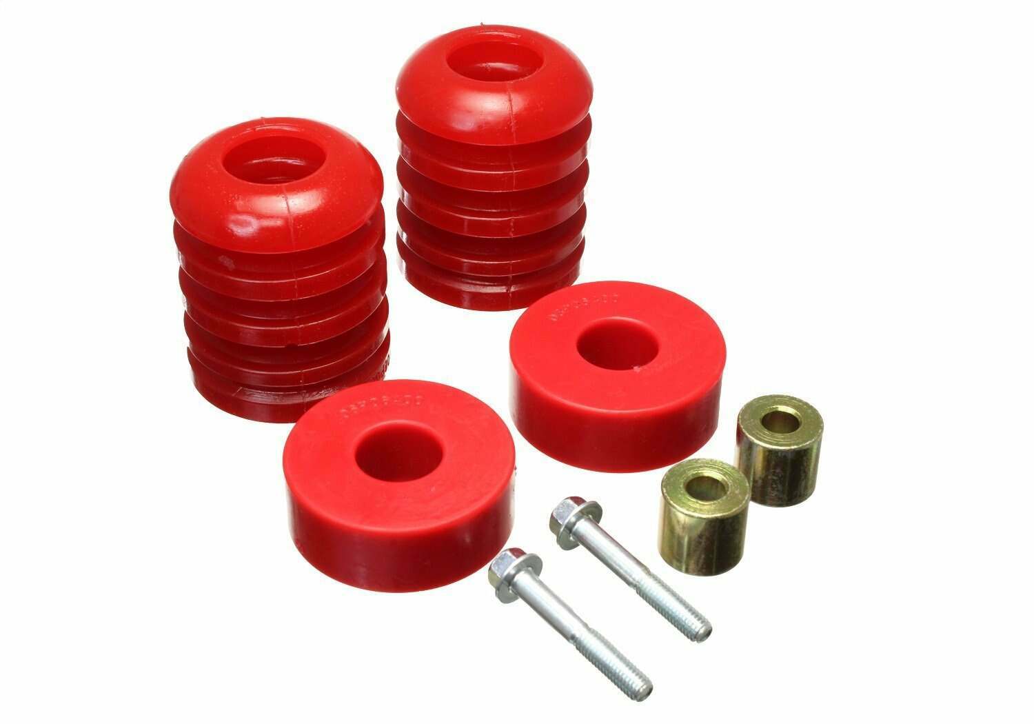 ENERGY SUSPENSION Bump Stop Set - Red - Front - Inner Coil Spring - Must Use Factory Bump Stop Cup (1991-1997 Land Cruiser) - 8.9108R