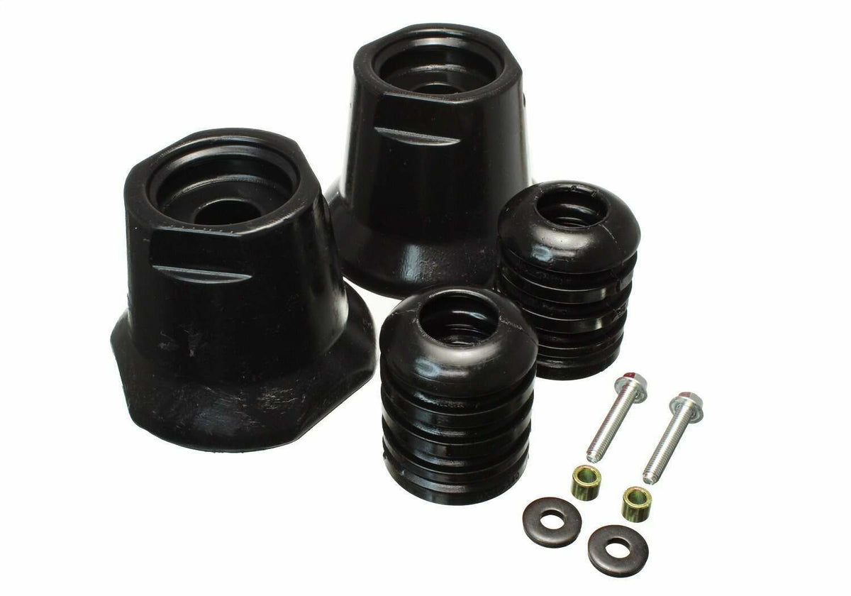 ENERGY SUSPENSION Bump Stop Set - Black - Rear - Inner Coil Spring (1991-1997 Land Cruiser) - 8.9109G