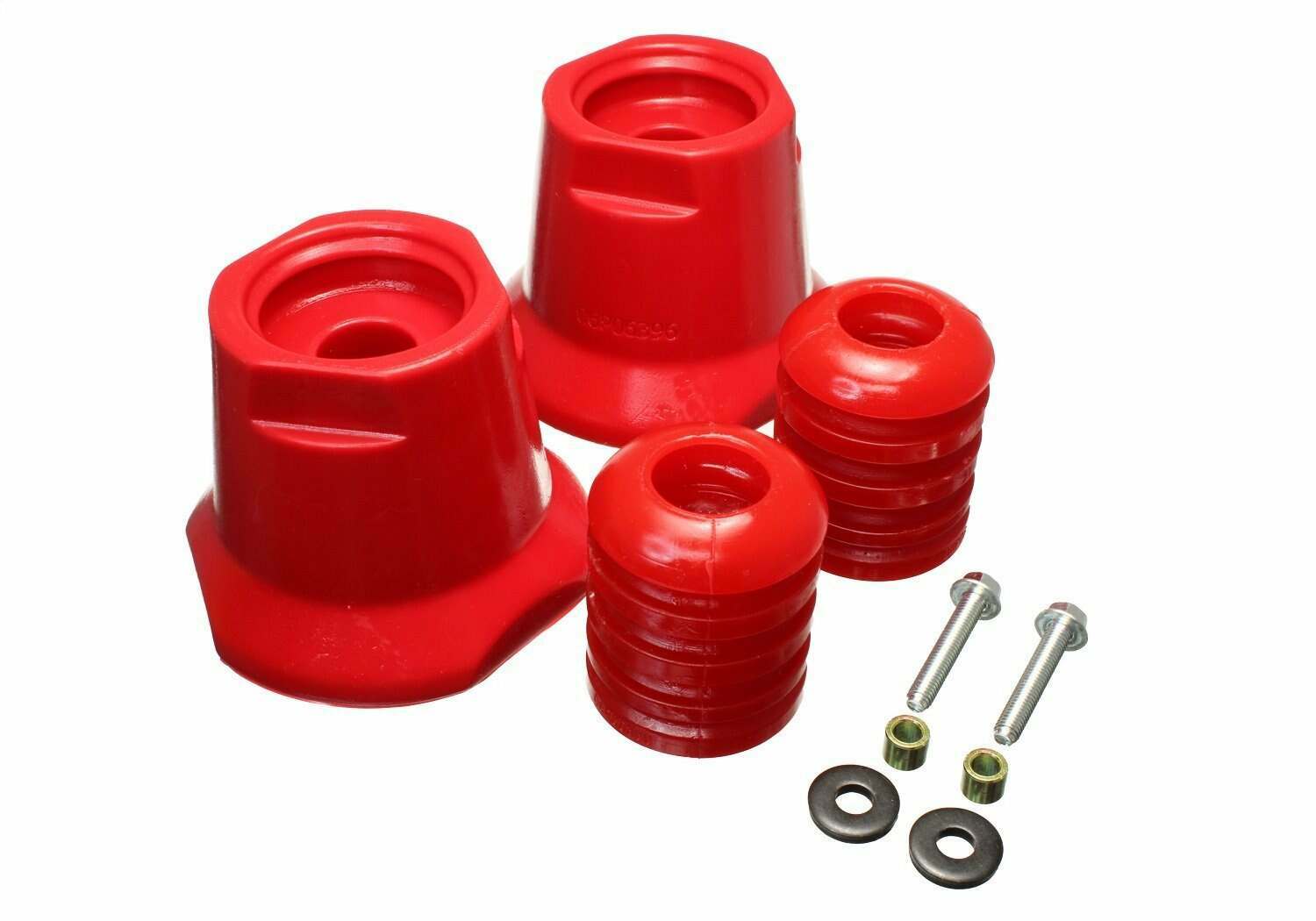 ENERGY SUSPENSION Bump Stop Set - Red - Rear - Inner Coil Spring (1991-1997 Land Cruiser) - 8.9109R
