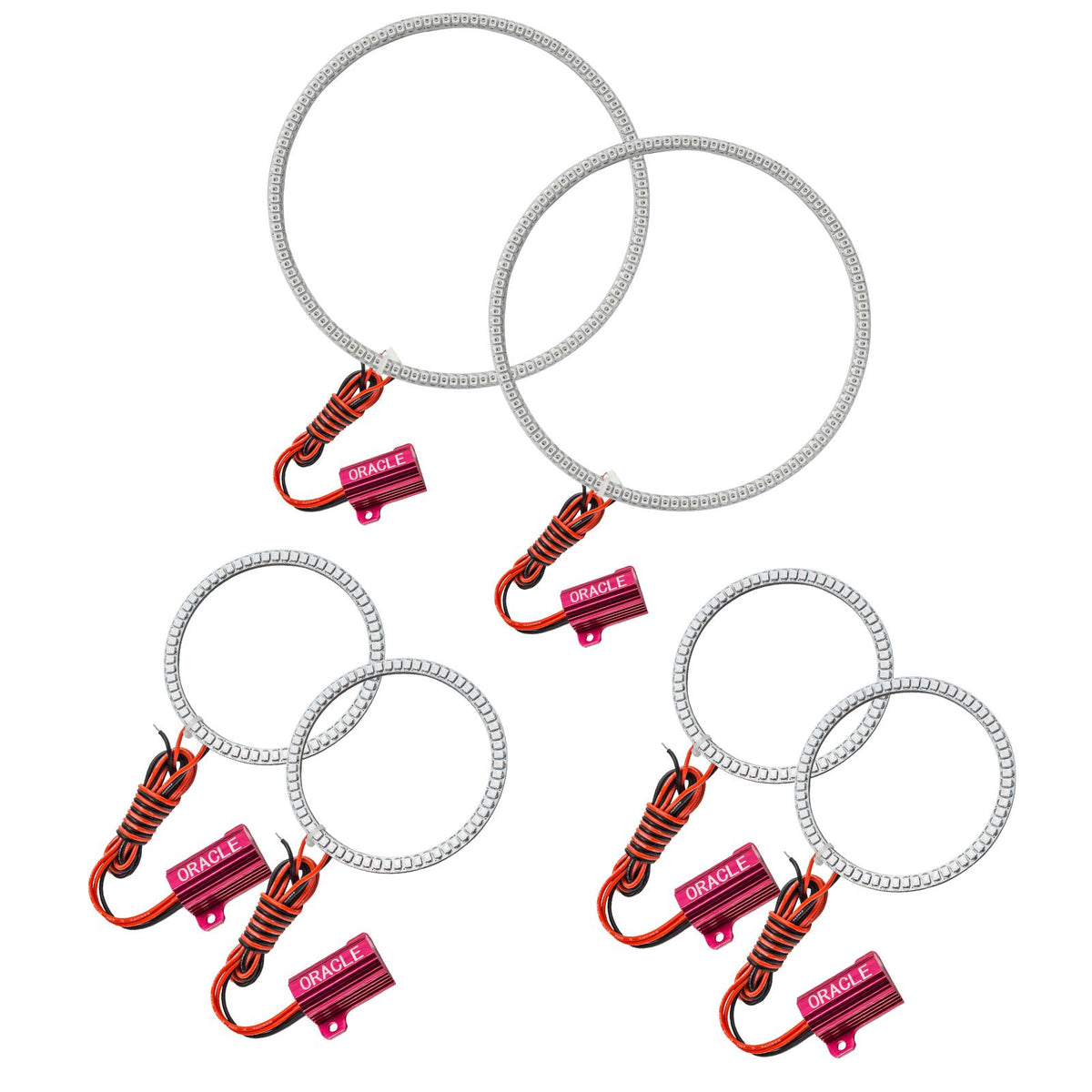 Oracle Lighting LED Triple Halo Kit, Red (2001-2004 Frontier) - 3564-003