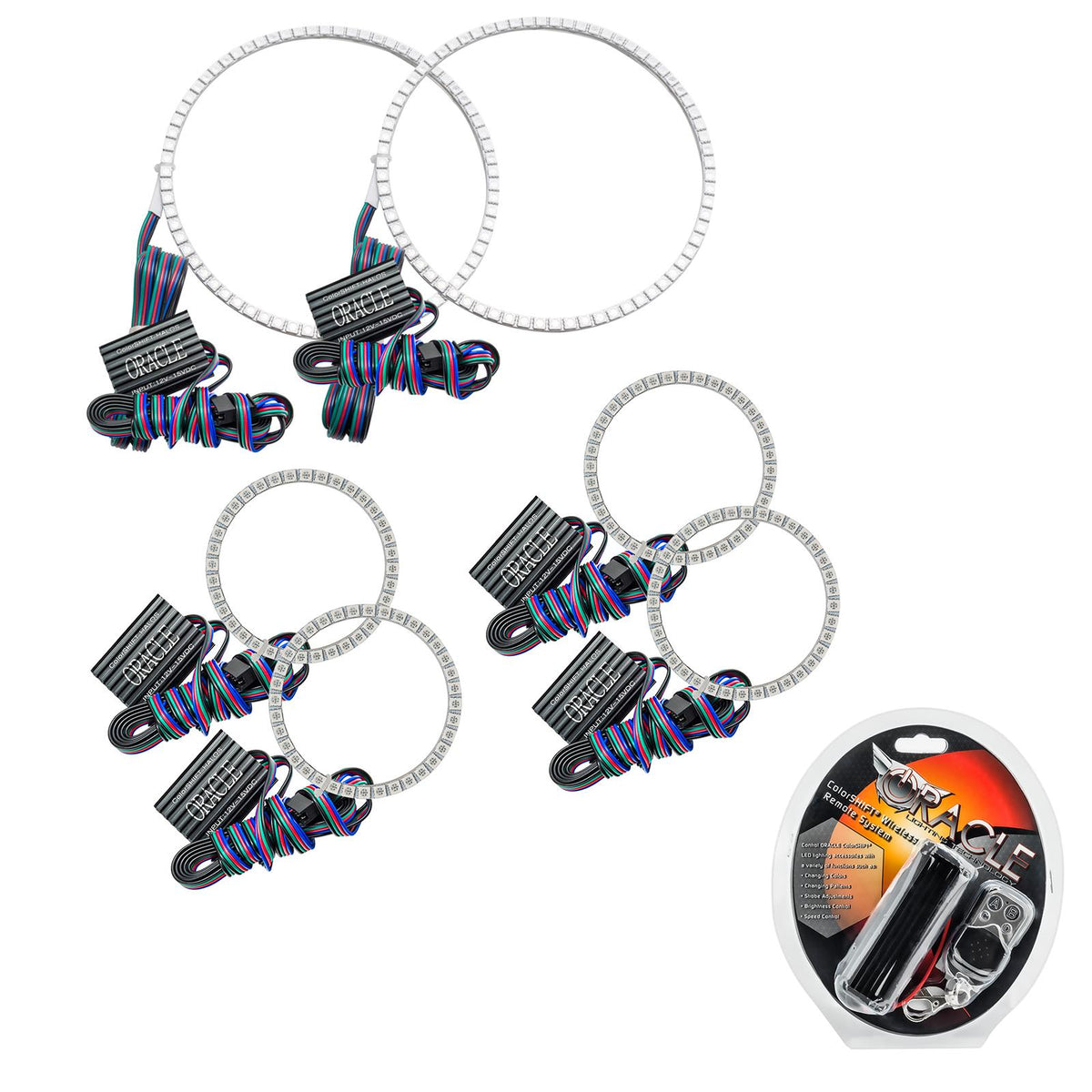 Oracle Lighting ColorSHIFT Triple Halo Kit (2001-2004 Frontier) - 3564-330