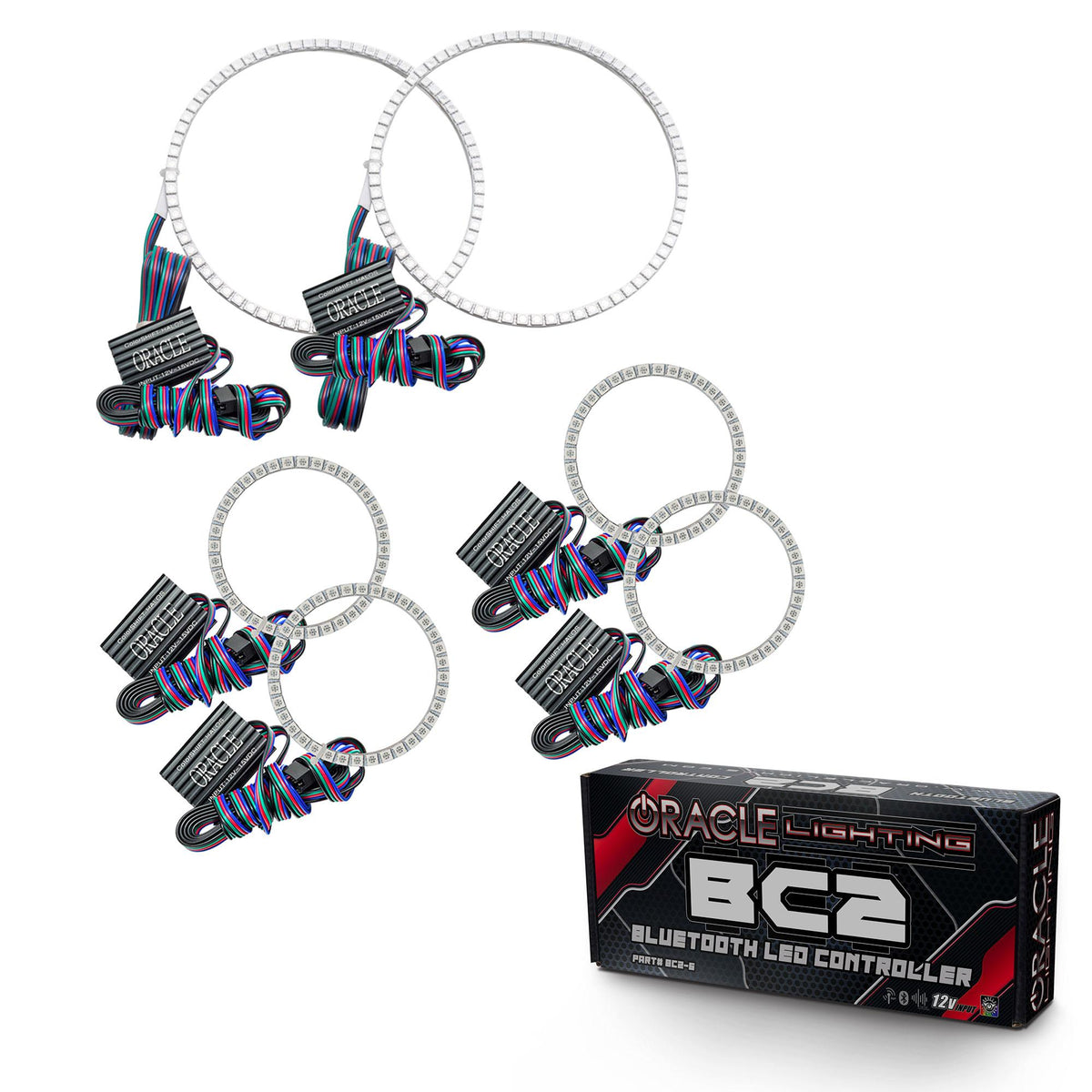 Oracle Lighting Colorshift Triple Halo Kit, Colorshift - Bc1 (2001-2004 Frontier) - 3564-335