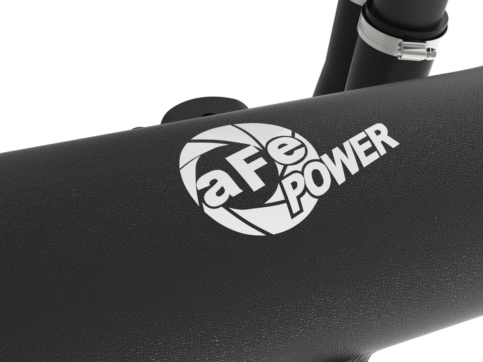 AFE BladeRunner 2-1/4 IN Aluminum Hot Charge Pipe Black (2022-2025 Bronco Raptor / 2025+ Ranger Raptor) - 46-20759-B