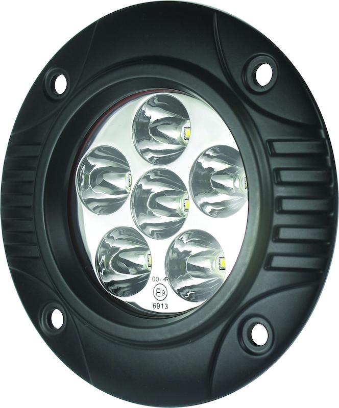 Hella HVF 90MM 6LED FLSH Off-Road SPT MV - 357201011