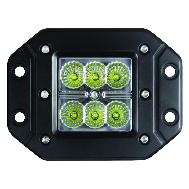 Hella HVF Cube 6LED Off-Road KIT FLSH FLD MV - 357204021