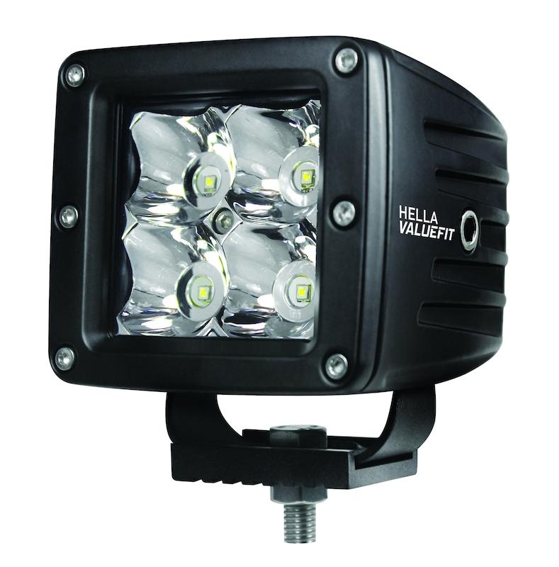 Hella HVF Cube 4LED Off-Road KIT PED SPT MV - 357204821