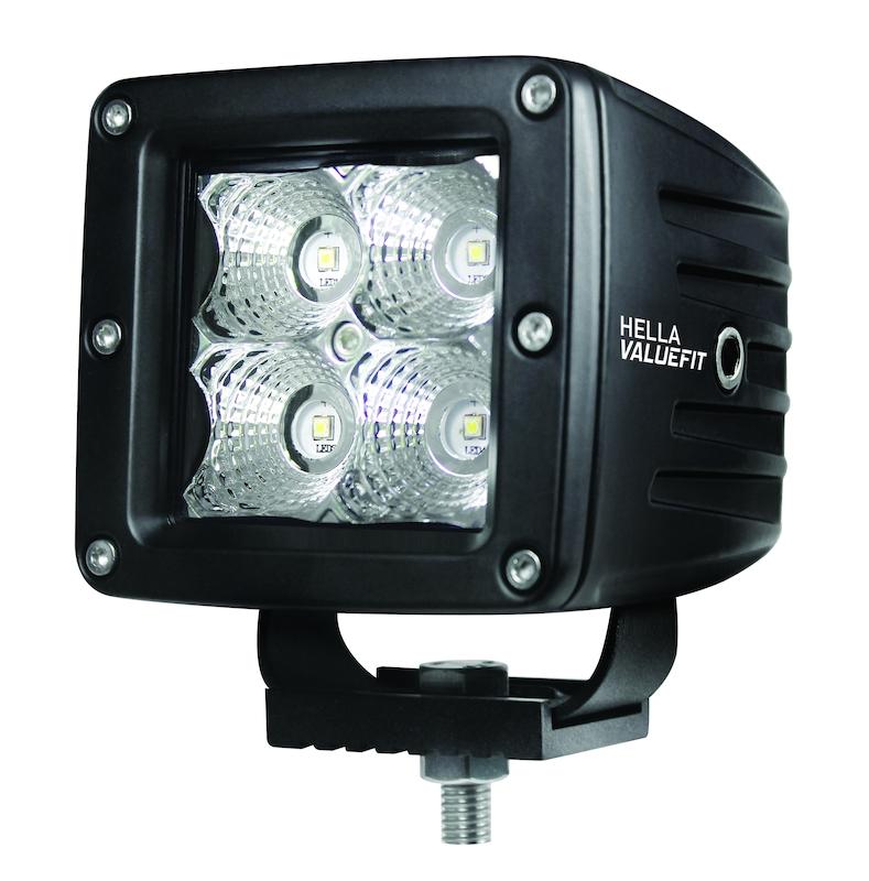 Hella HVF Cube 4LED Off-Road KIT PED FLD MV - 357204831
