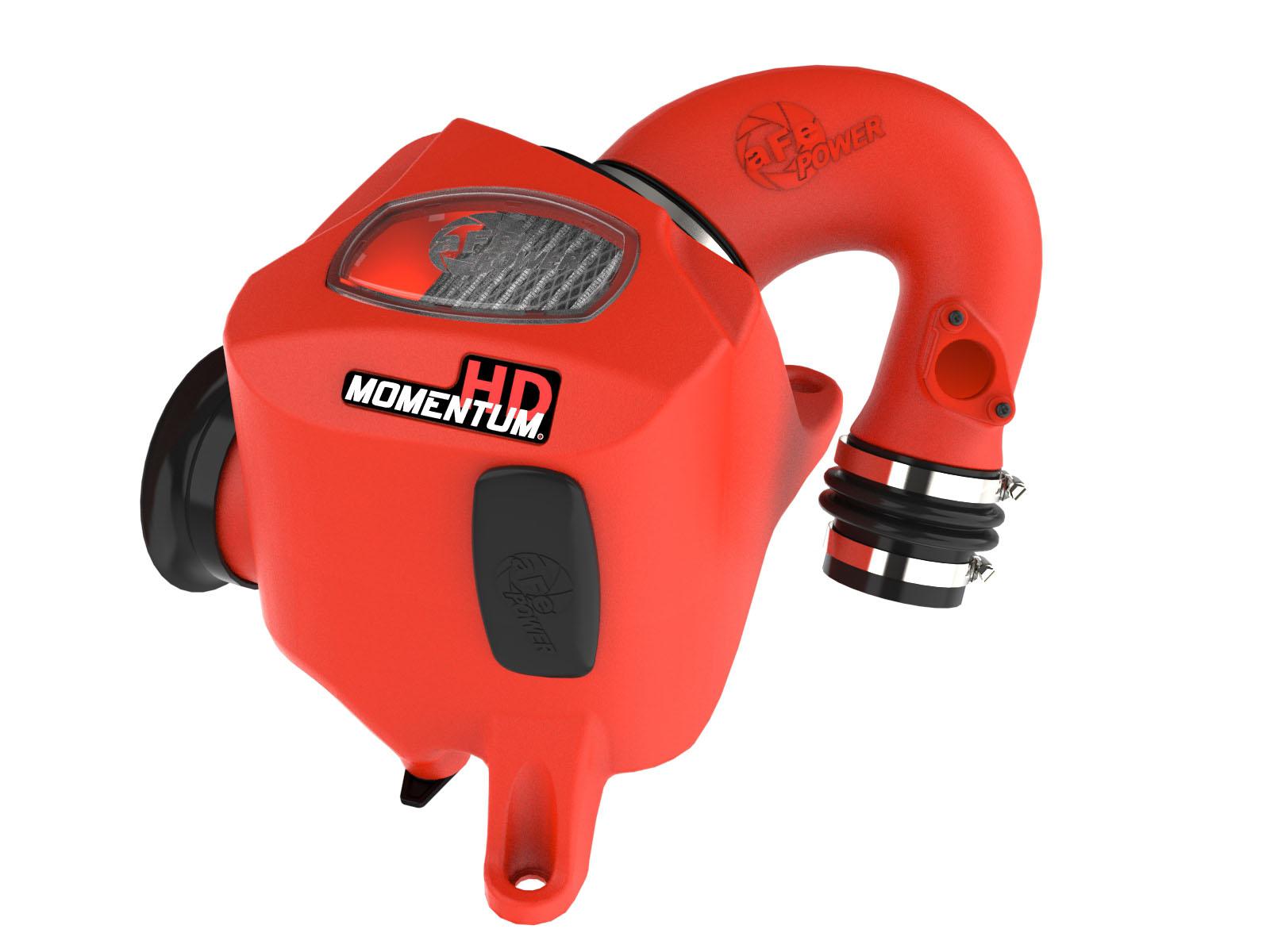 AFE Momentum HD Cold Air Intake System Red w/ Pro DRY S Filter (2018-2025 Hilux) - 50-70063DR