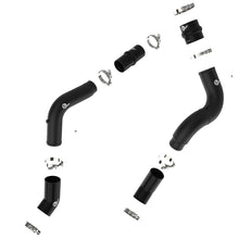 AFE BladeRunner Aluminum Hot and Cold Charge Pipe Kit Black RAM Diesel Trucks 19-23 L6-6.7L (td) - 46-20614-B